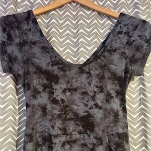 Pact size small tie-dye dress with cross back.
